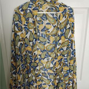 Shiraleah Chicago Multicolored Paisley Pattern 100% Viscose Women's Brook Kimono